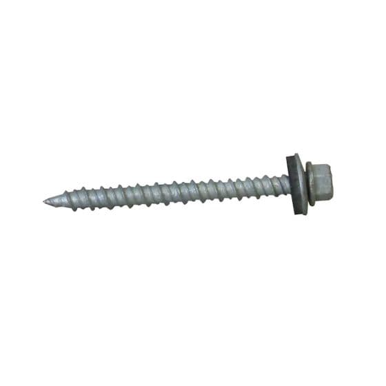 Roofing screws with washers