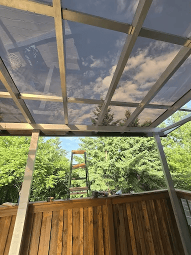 Solid Panel Pergola